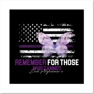 Remember For Those Who Cannot Alzheimer's Awareness Dementia Posters and Art